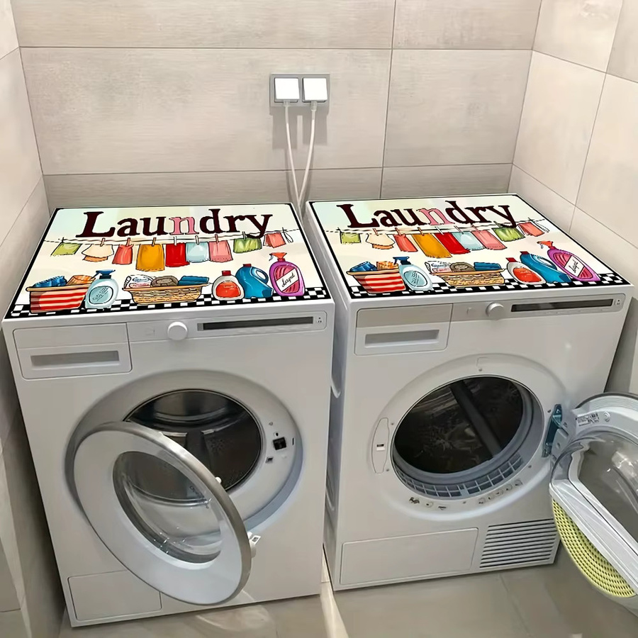 VIKAMA Geschirrtrockenmatte in Multicolor, saugfähige Waschmaschinenunterlage zur Dekoration - Bild 3