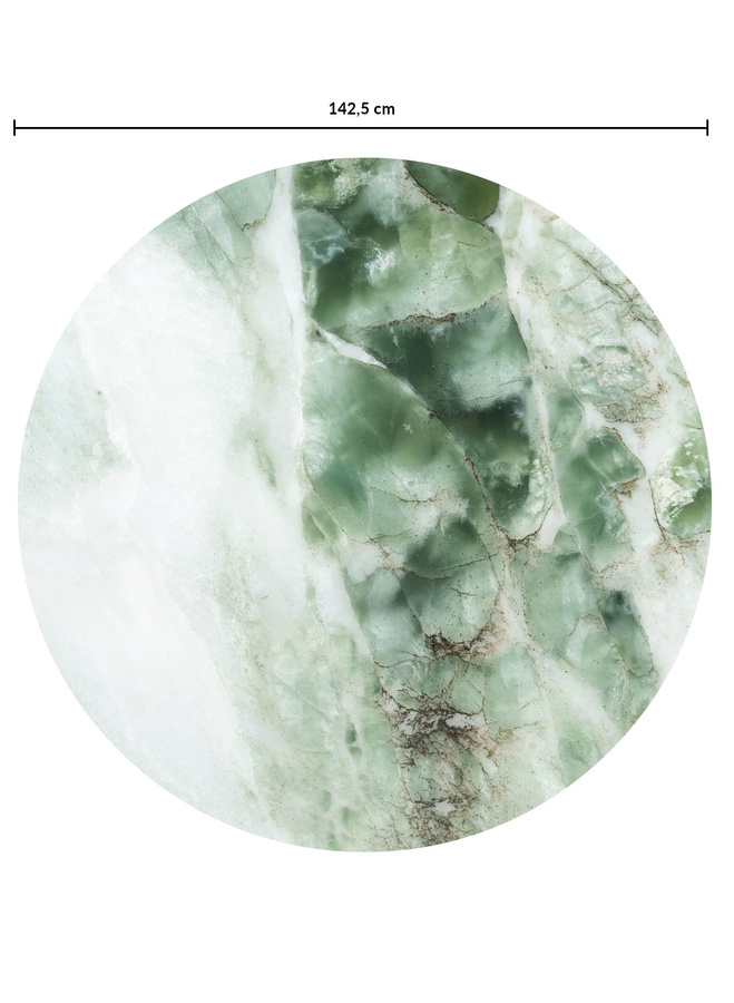 KEK Amsterdam Mural Marble 1 Circle Wandbild Abstrakt Rund Multicolor Durchmesser: 142,5 cm - Bild 1