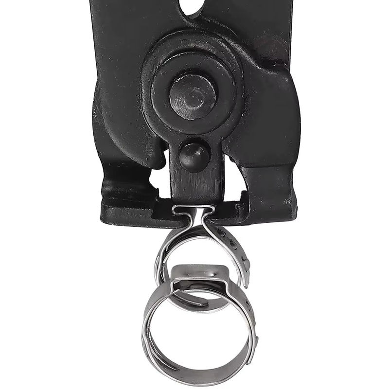 JH ZPXH Einohr-Schlauchschellen Set aus 304 Edelstahl in Silber, 180 Stück mit Crimper-Werkzeug, Durchmesser: 5,8–21 mm - Bild 5