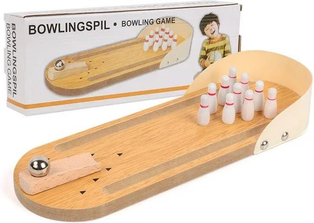 Fashnics Mini-Bowling-Sicherheit Holz, Spielzeug - Bild 1