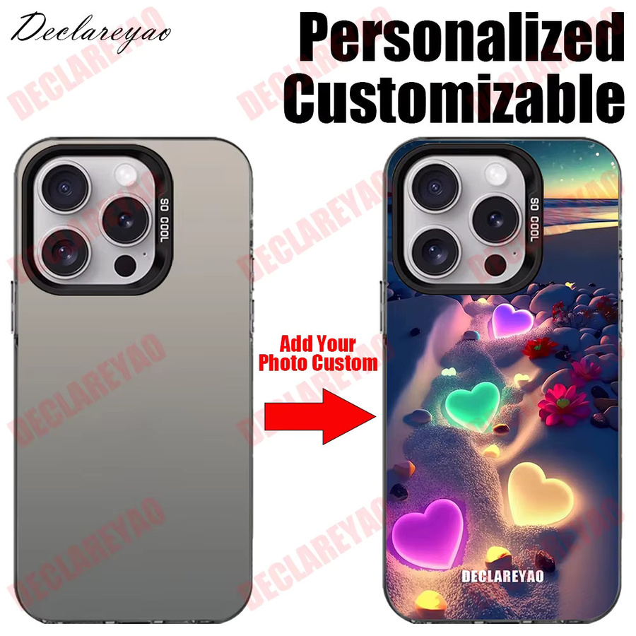 Personalisierte DIY-Handyhülle für Oppo A57 5G A57S A58 A5 Pro Energy A5X A60 A7 A5S AX5S A7N A7X A12 in Silber und Multicolour - Bild 2