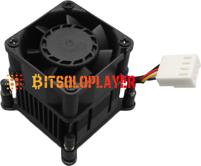 Bitsoloplayer 40-mm-Kühler-Set mit schwarzem Lüfter für Bitaxe Ultra Supra Gamma Bitcoin Miner, B/T/H: 40 x 40 x 20 mm - Bild 1