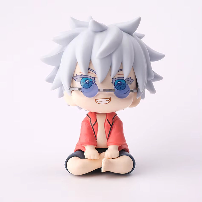 Bandai Jujutsu Kaisen Anime-Figur Satoru Gojo Q-Version Actionfigur aus Kunststoff, mehrfarbig, Höhe: 10 cm - Bild 4