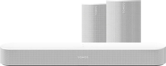 Sonos Beam Gen2 und Era 100 SL Doppelpack Weiß mit Wi-Fi - Bild 1