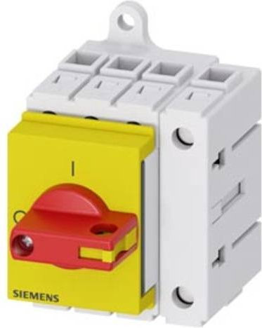 Siemens Lasttrennschalter 4polig 32A 16mm² 690 V/AC Rot Gelb 3LD32300TL13 - Bild 1