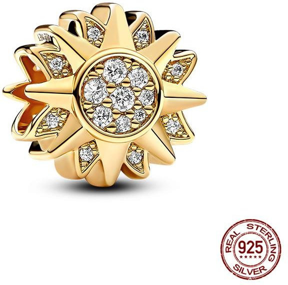 YIRAN Jewelry Charms Sonne & Mond, Kupfer, Gold, Damen - Bild 1