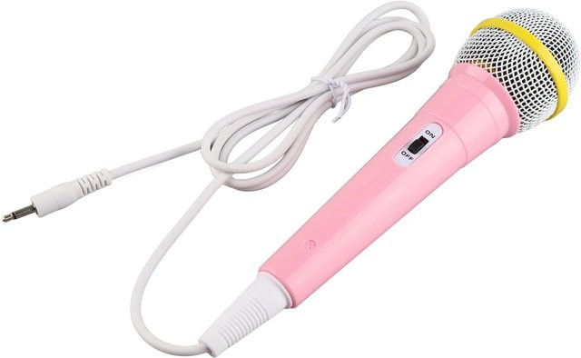 Andoer Karaoke Musikspielzeug singendes Mikrofon rosa - Bild 1
