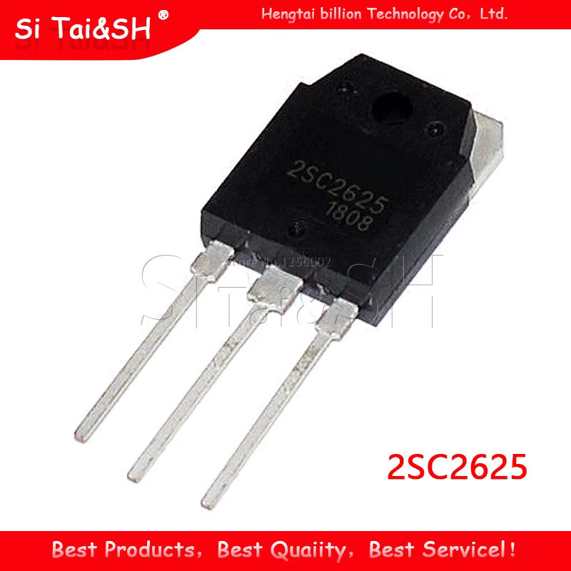Si Tai&SH Leistungs-Transistor Set 5 Stück SC2625 und SC3320 in Schwarz, 10A, 400V, 80W, TO-3P Gehäuse - Bild 2