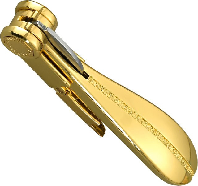 Jisite Kellner-Korkenzieher mit Seepferdchen-Griff in Gold aus Metall - Bild 1