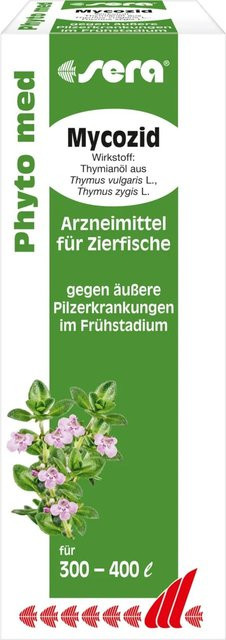 Sera Phyto med Mycozid pflanzliches Arzneimittel für die Aquaristik, 30 ml - Bild 1