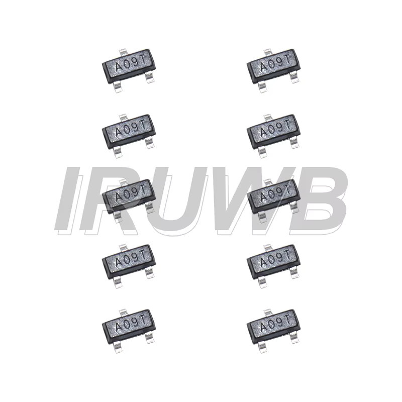 100 Stück AO3400 AO3400A N-Kanal MOS-FET SMD Feldeffekttransistor in Schwarz SOT-23 A09T - Bild 2