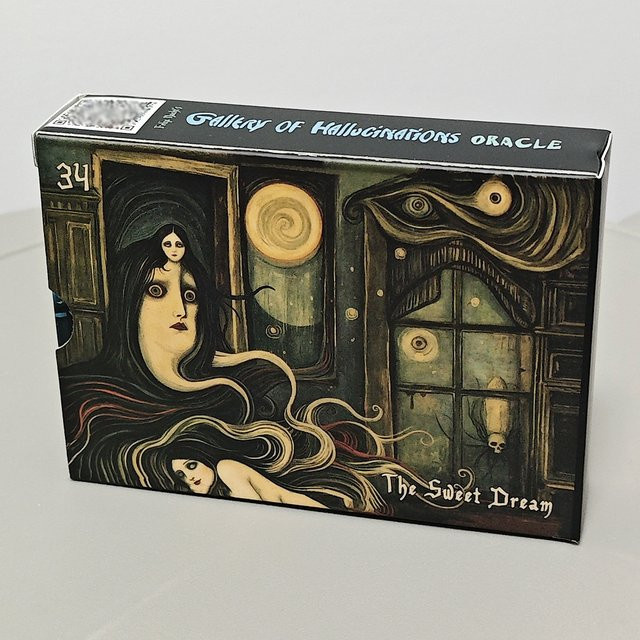 Felix Nacht's Gallery Of Hallucinations Oracle Deck, 52-teiliges Set, Tarotkarte - Bild 1
