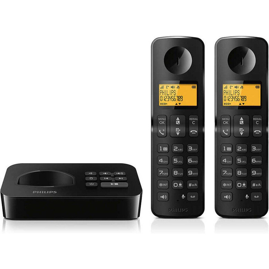 Philips Telefon-Set D2652B/01 in Schwarz - Bild 2