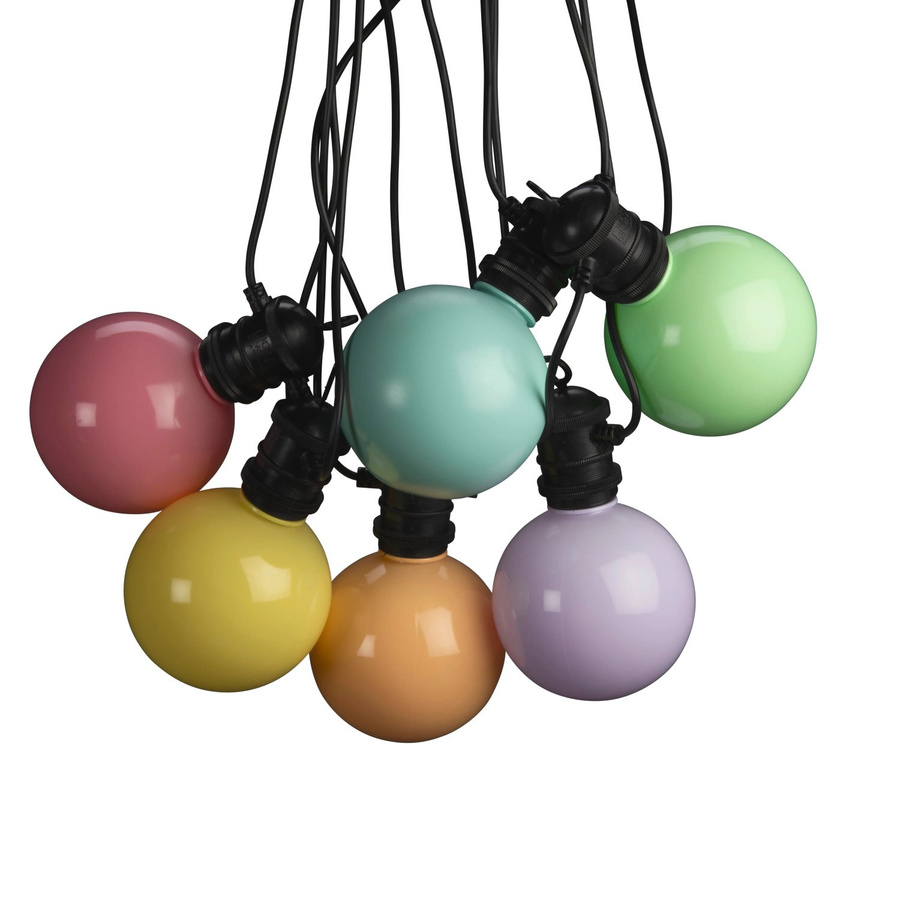 Konstsmide LED-Party-Lichterkette Globe mit Dimmer, Mehrfarbig, 14,5 m Länge, IP44 wetterfest - Bild 2