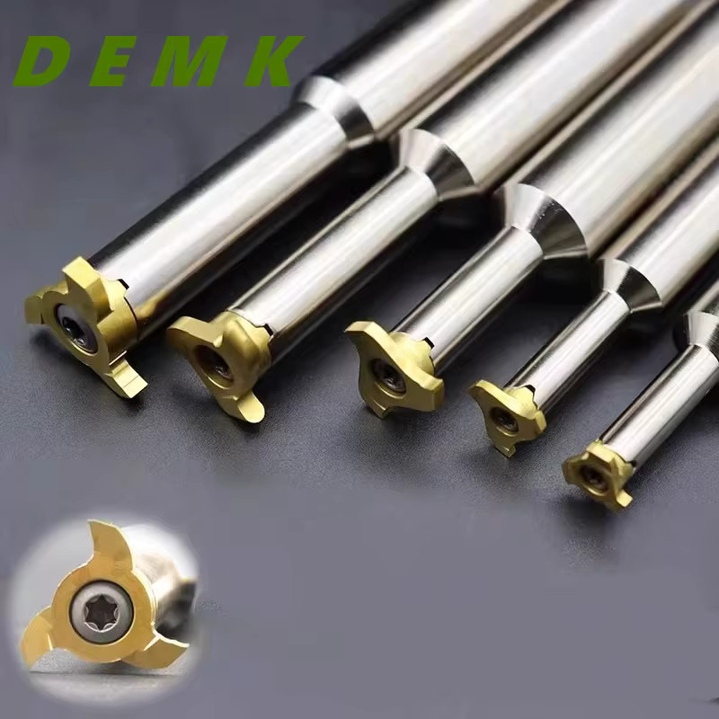 XCMY Wendeschneidbarer T-Nut-Fräser in Silber, Austauschbare einsteckbare T-Typ-Fräser (9,7 mm, 11,7 mm, 15,7 mm, 21,7 mm) - Bild 2