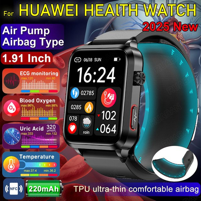RNABAU Smartwatch, Blau, Silikon, Herren, wasserdicht - Bild 1