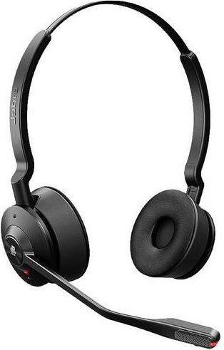 Jabra Engage 55 DECT Stereo On-Ear Headset Schwarz mit Lade- und Dockingstation und USB-C Anschluss - Bild 1