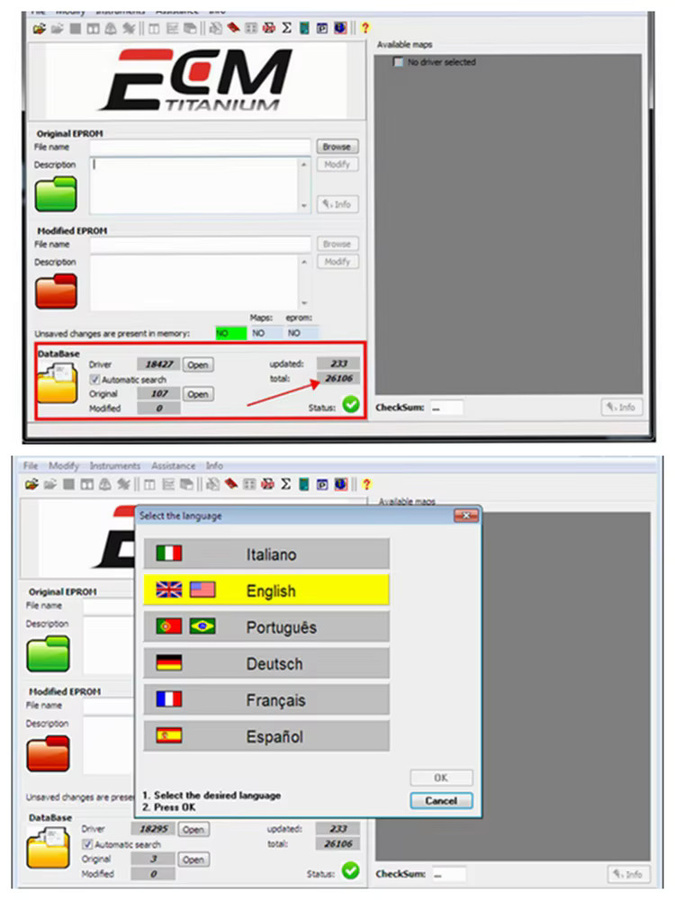 ECM TITANIUM 1.61 ECU-Tool mit über 26000 Treibern für Windows 7/8/10 via USB - Bild 3