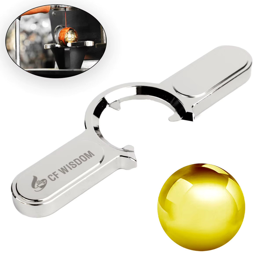 CF Wisdom Espresso-Kühlkugelhalter aus Edelstahl in Silber - Bild 2