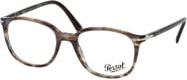 Persol PO 3317V Korrektionsbrille, Vollrand, Quadratisch, Unisex, Plastic, grau, braun - Bild 1