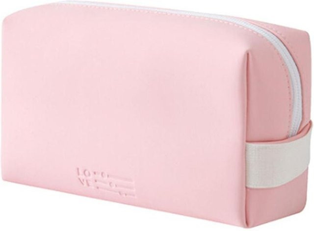 XYNN Reisekosmetiktasche aus Leder, rosa, Unisex - Bild 1