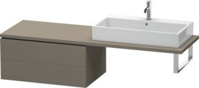 Duravit Unterschrank L-Cube in Grau Matt mit 2 Schubladen, B/T: 82 x 54,7 cm - Bild 1