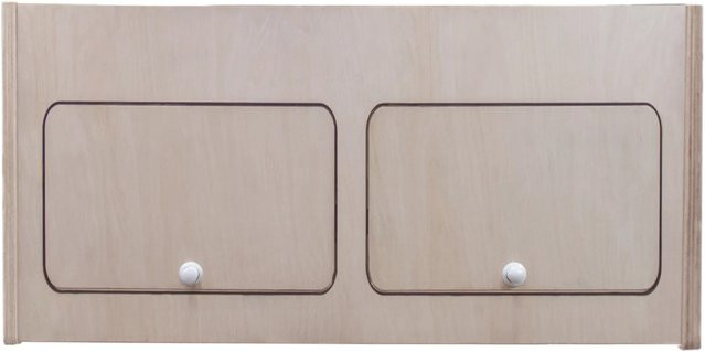 Monstershop Hängeschrank für Wohnwagen und Wohnmobil aus Birkensperrholz, B/T/H: 80 x 35 x 35 cm - Bild 1
