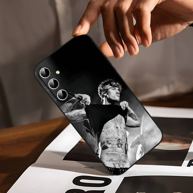 M-MGK Lost Americana Handyhülle für Samsung Galaxy S21 S22 S23 S24 S25 Ultra FE Plus 5G A52S in Schwarz - Bild 1