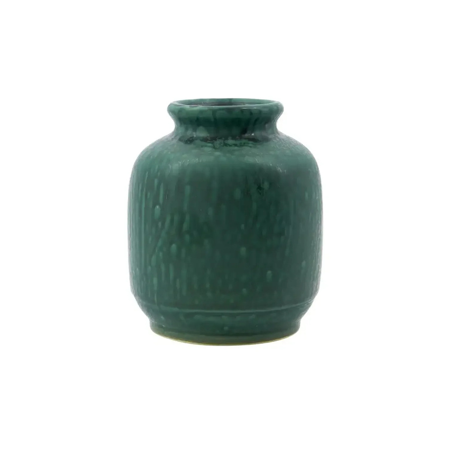House Doctor Vase Casa aus Steingut in Grün, Höhe: 14 cm - Bild 1