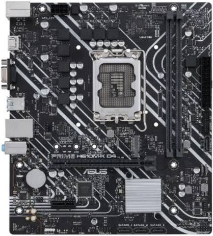 Asus PRIME H610M-K D4 Mainboard Micro-ATX Sockel LGA1700 DDR4 Schwarz - Bild 2