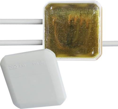 CellPack 425589 Abzweigdose halogenfrei, Farbe: Weiß, B/T/H: 90 x 90 x 52 mm - Bild 1