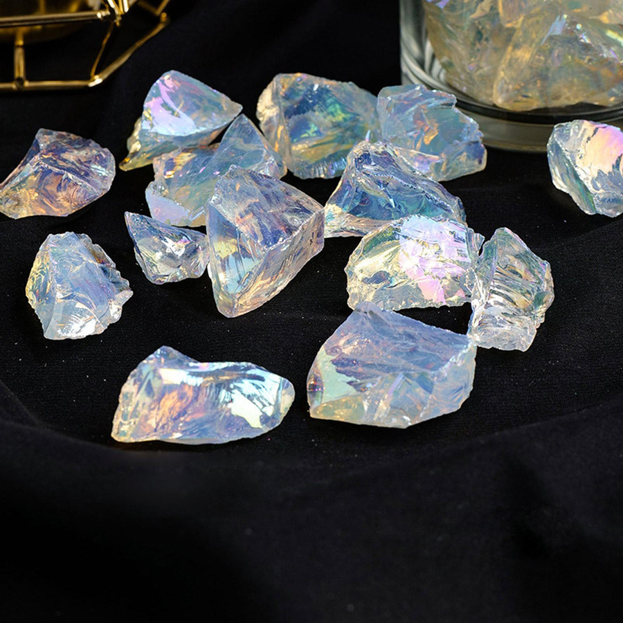 TolTales Unregelmäßiger Roh-Opal in Multicolour als Edelstein für Aromatherapie und Kunsthandwerk - Bild 2