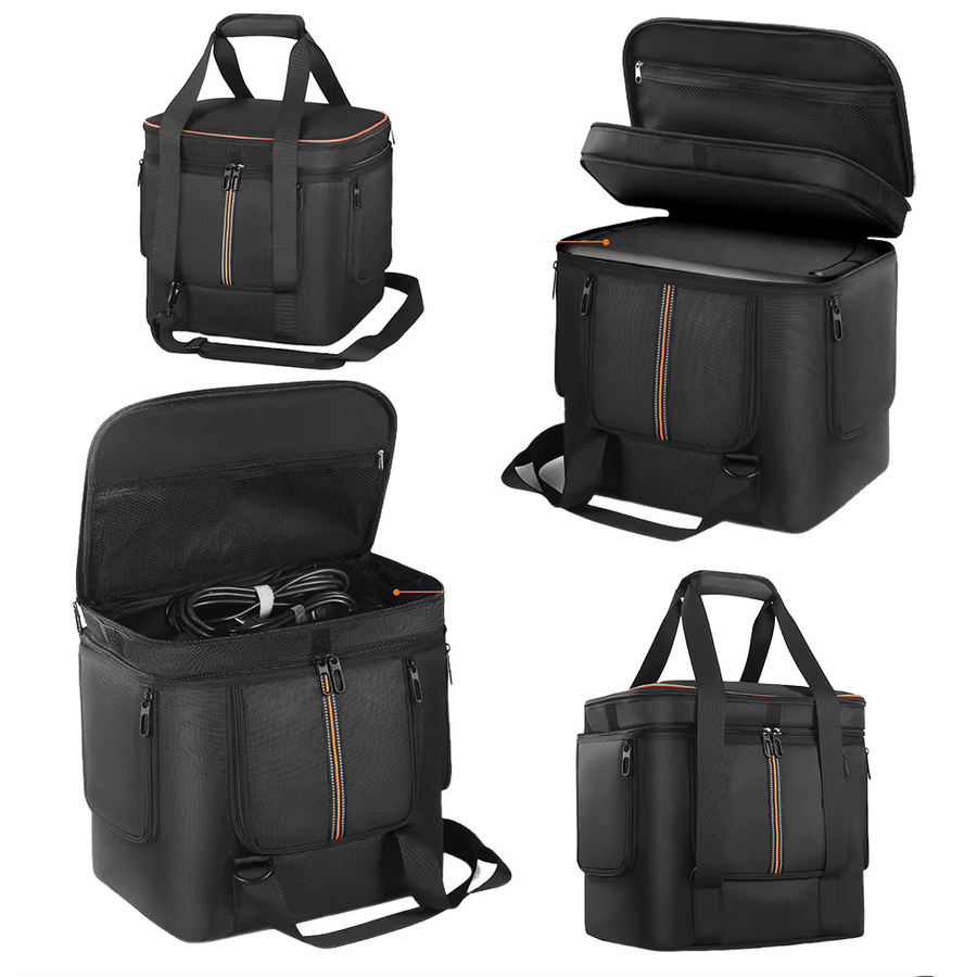 MOJOYCE Tragetasche für Jackery Explorer 2000 V2 und 700 Plus, Schutzhülle für Reise und Aufbewahrung mit Schultergurt und Griff, Schwarz - Bild 5
