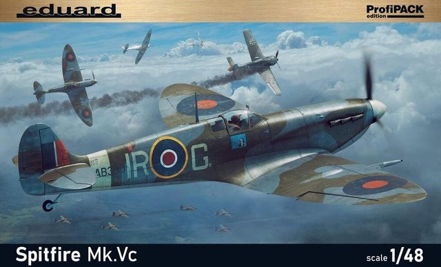 Eduard Spitfire Mk.Vc, Modellfahrzeug, 1:48, Grau - Bild 1