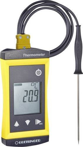 Greisinger G1200-E3-SET Temperatur-Messgerät in Gelb für -65 bis 1200°C - Bild 1