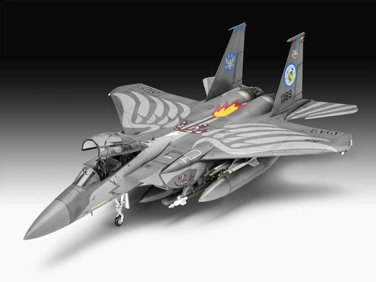 Revell Model Set F-15E Strike Eagle, Fahrzeuge, Kunststoff, Grau - Bild 3