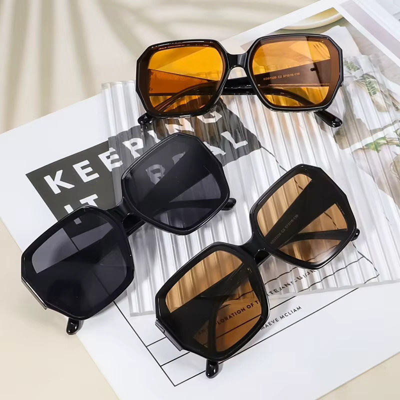 Rexxar Sonnenbrille, quadratisch, Vollrand, Kunststoff, schwarz, Unisex - Bild 4