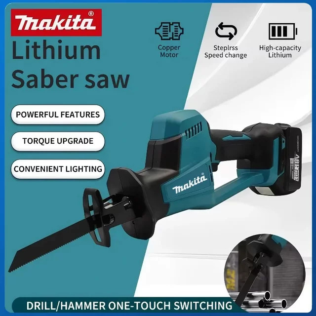 Makita DJR189 Akku-Säbelsäge 18 V bürstenlos für Holz und Metall - Bild 1