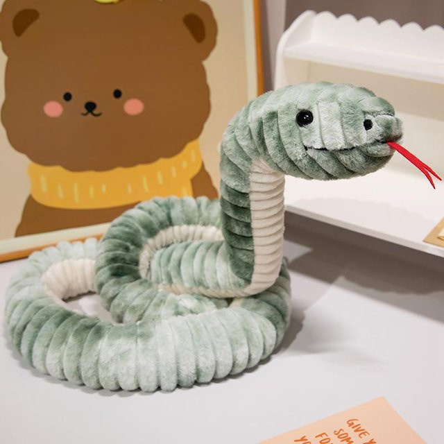Yiran toy Schlangen Plüschtier, Bunt / Mehrfarbig, 120cm - Bild 1