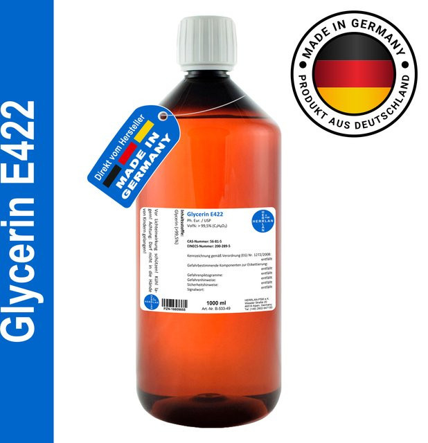 HERRLAN Glycerin 99,5%, 1000 ml - Bild 1