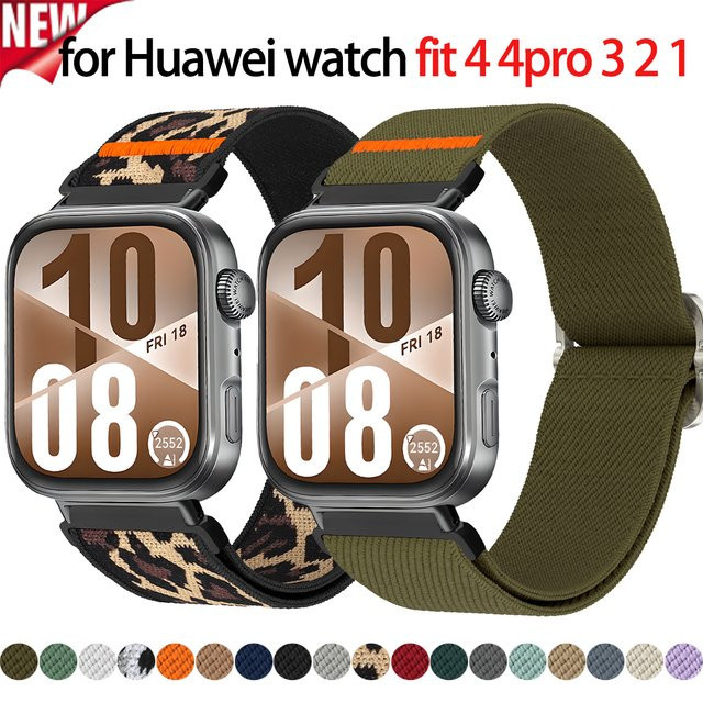 CAOWTAN Uhrenarmband Nylon, Schwarz, Unisex - Bild 1