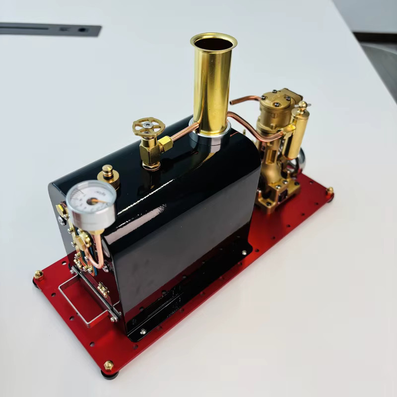 FZXF Einzylinder-Dampfmaschine DIY Steamboat Antriebsmotor, Metallspielzeug - Bild 3