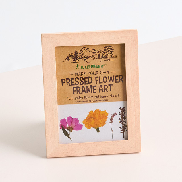 Kikkerland DIY-Pressblumenrahmen aus Holz - Bild 1