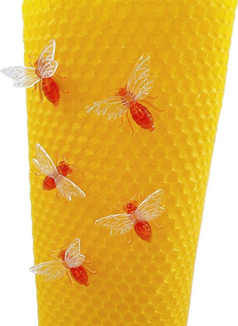 CHINABEES Bienen-Dekorationsset mit Wachskerzen und Kunststoff-Pins für Bastelarbeiten - Bild 1