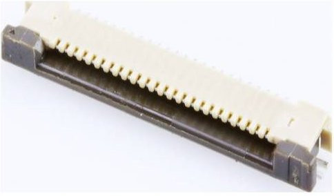 Molex FFC/FPC-Anschluss 54550-2433 in Weiß auf einer vollständigen Rolle - Bild 1