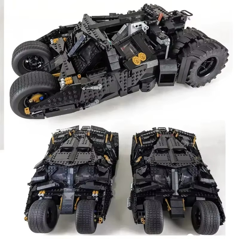 JIERAN Chariot Dark Knight Batmobile, Modellbausteine Set, 2049 Teile, ab 14 Jahren - Bild 4