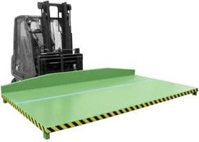 Bauer Südlohn Restgitter-Palette RGP-3 in Resedagrün, lackiert - Bild 1