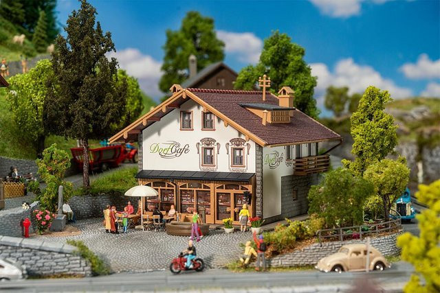 Faller Alpenhaus mit Café, Modellbau, 1:87 (Spur H0) - Bild 2