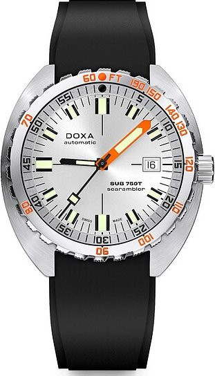 Doxa SUB750T Sharkhunter Armbanduhr, Automatik, Edelstahl, 45 mm, Herren - Bild 1