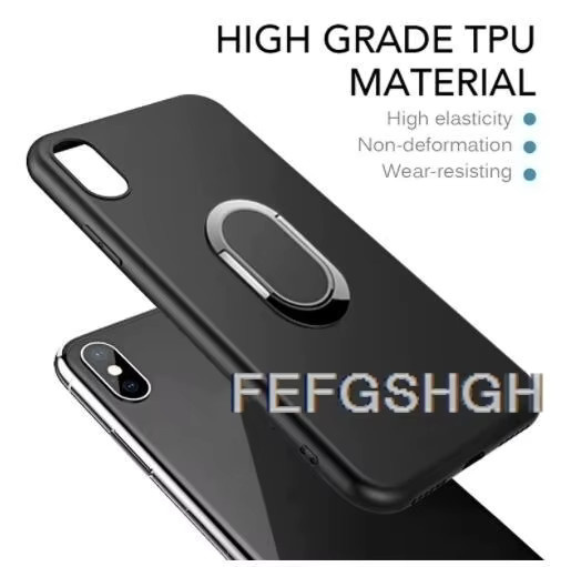 Oukitel C68 Plus Handyhülle mit Ringhalterung aus TPU Soft Silikon in Transparent oder Schwarz - Bild 2